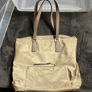 Tan/ gold Michael kors bag